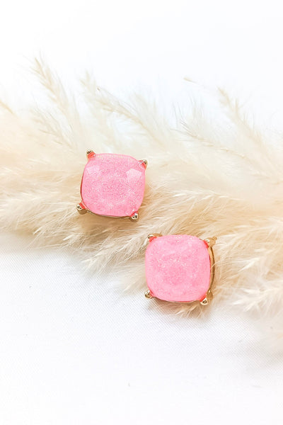 Nataliya Earrings / Pink