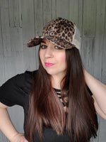 CC Leopard Ponytail Hat / Natural