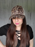 CC Leopard Ponytail Hat / Natural