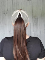 CC Leopard Ponytail Hat / Natural