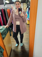 Cozy & Soft Thermal Crop Top / Mauve