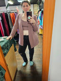 Cozy & Soft Thermal Crop Top / Mauve