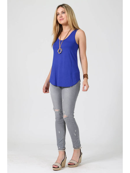 Sleeveless Modal Tank / Royal Blue