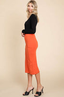 Swirl Merrow Edge Skirt / New Rust