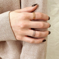 Jess Adjustable Ring / Gold