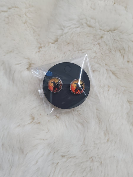 Halloween Witch Earrings