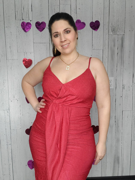 Hearts Desire Dress / Red