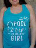 Pool Lovin' Girl Tank / Tahiti