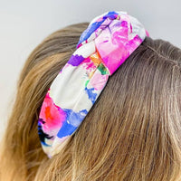 Top Twist Headband / White