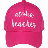 CC Aloha Beaches Ball Cap / Hot Pink