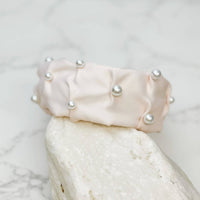 The Pearl Headband / Blush