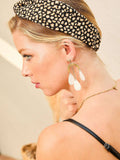 Leopard Print Hairband / Black